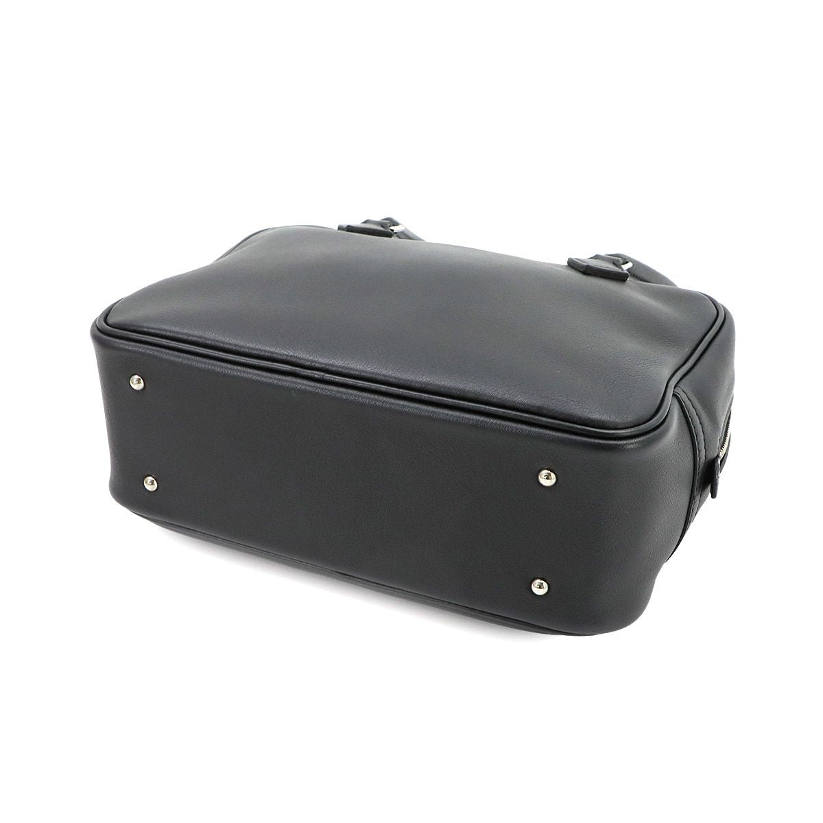 Hermes Mini Plume 20 Hand Bag Swift Black Silver 20 — view 5