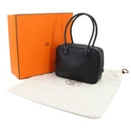 Hermes Mini Plume 20 Hand Bag Swift Black Silver 20 — view 2