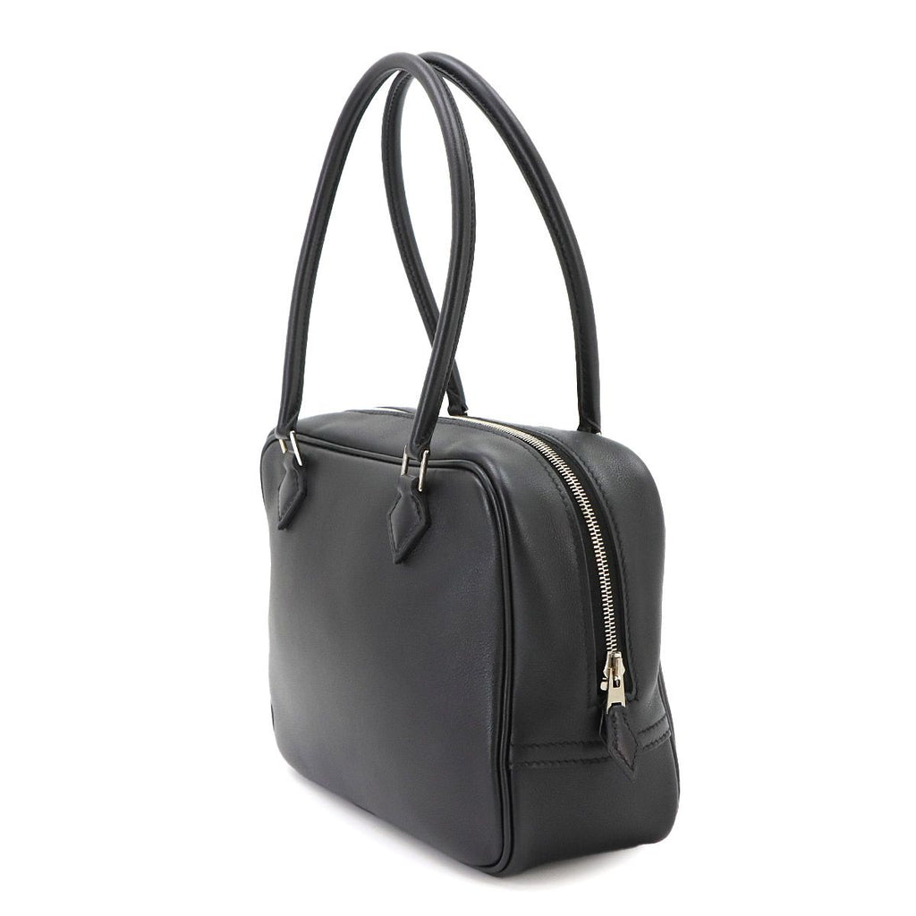 Hermes Mini Plume 20 Hand Bag Swift Black Silver 20 — view 4