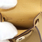 Hermes Kelly Twilly Mini Bag Charm Chevre Gold — view 8