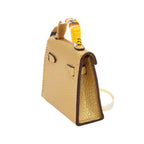 Hermes Kelly Twilly Mini Bag Charm Chevre Gold — view 4