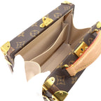 Louis Vuitton Handle Trunk 2-Way Bag Monogram Brown — view 6