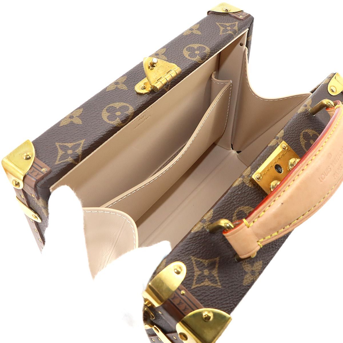 Louis Vuitton Handle Trunk 2-Way Bag Monogram Brown — view 6