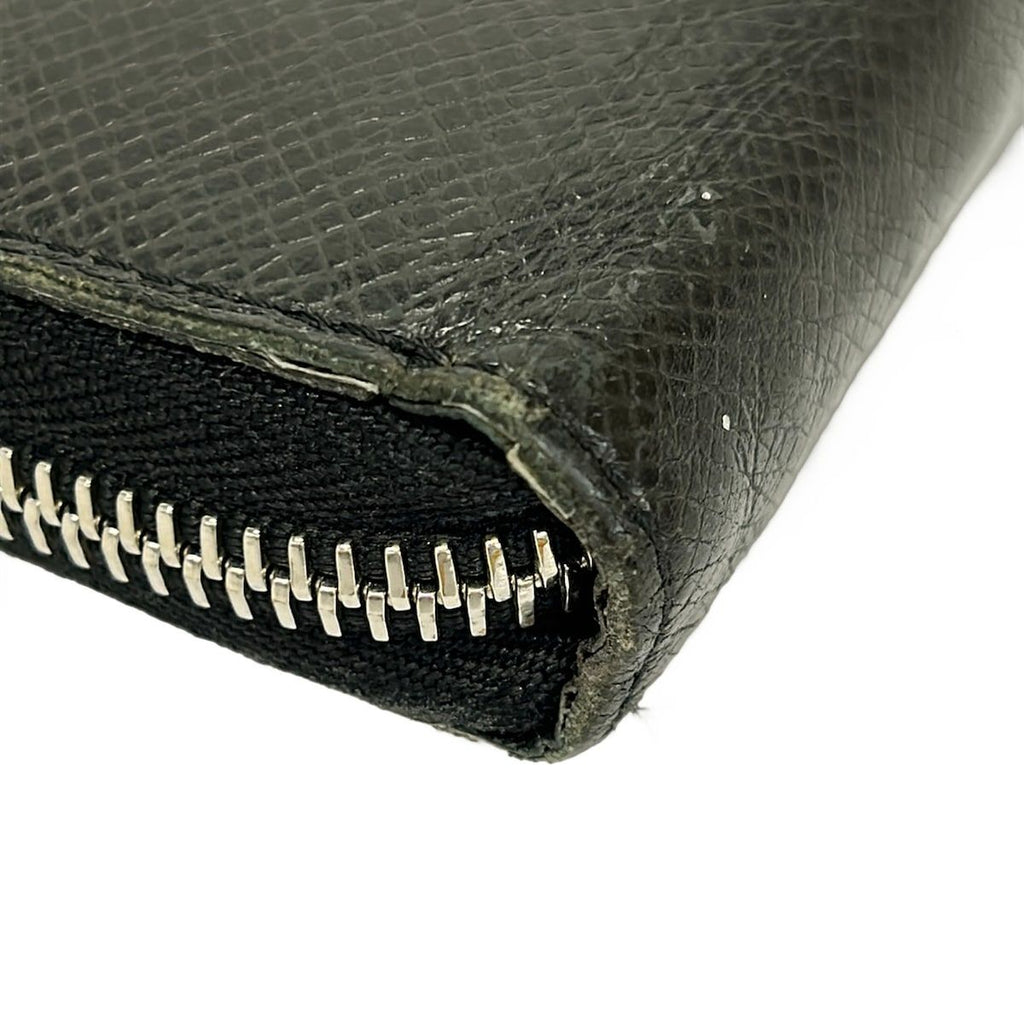 Louis Vuitton Wallet Taiga Zippy Vertical Noir Leather — view 7