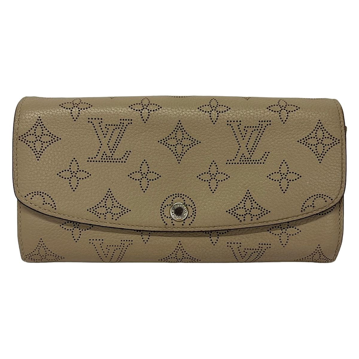 Louis Vuitton Wallet Mahina Portefeuille Iris Galet Leather Cowhide