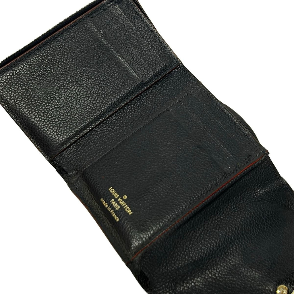 Louis Vuitton Trifold Wallet Monogram Empreinte Portefeuille Victorine Marine — view 3