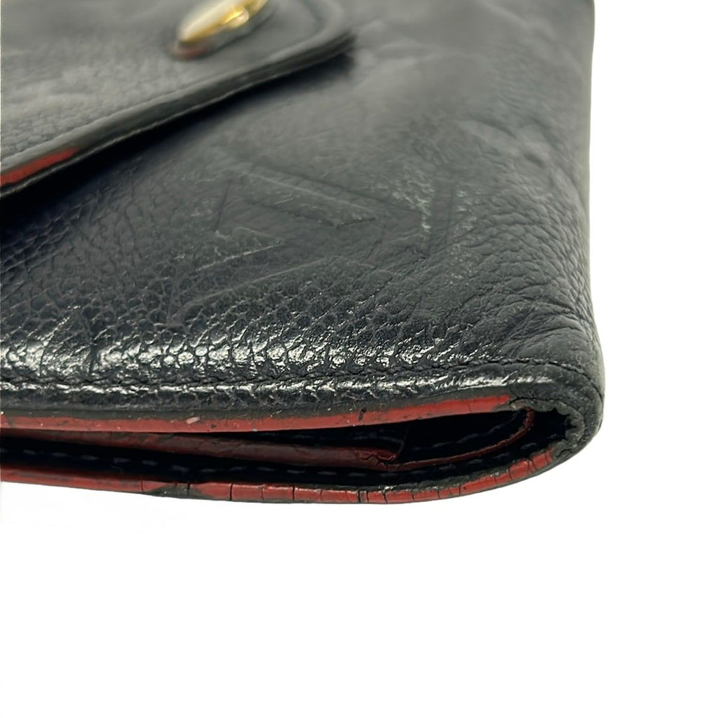 Louis Vuitton Trifold Wallet Monogram Empreinte Portefeuille Victorine Marine — view 7
