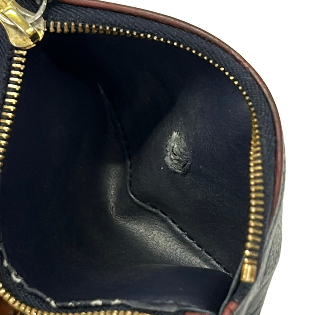 Louis Vuitton Trifold Wallet Monogram Empreinte Portefeuille Victorine Marine — view 4