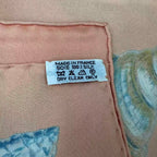 Hermes Carre 90 Scarf Rocaille Seashell Silk Pink — view 7