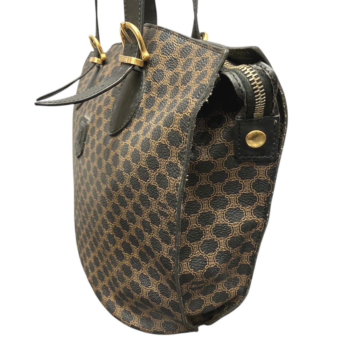 Celine Macadam Shoulder Bag Leather — view 7