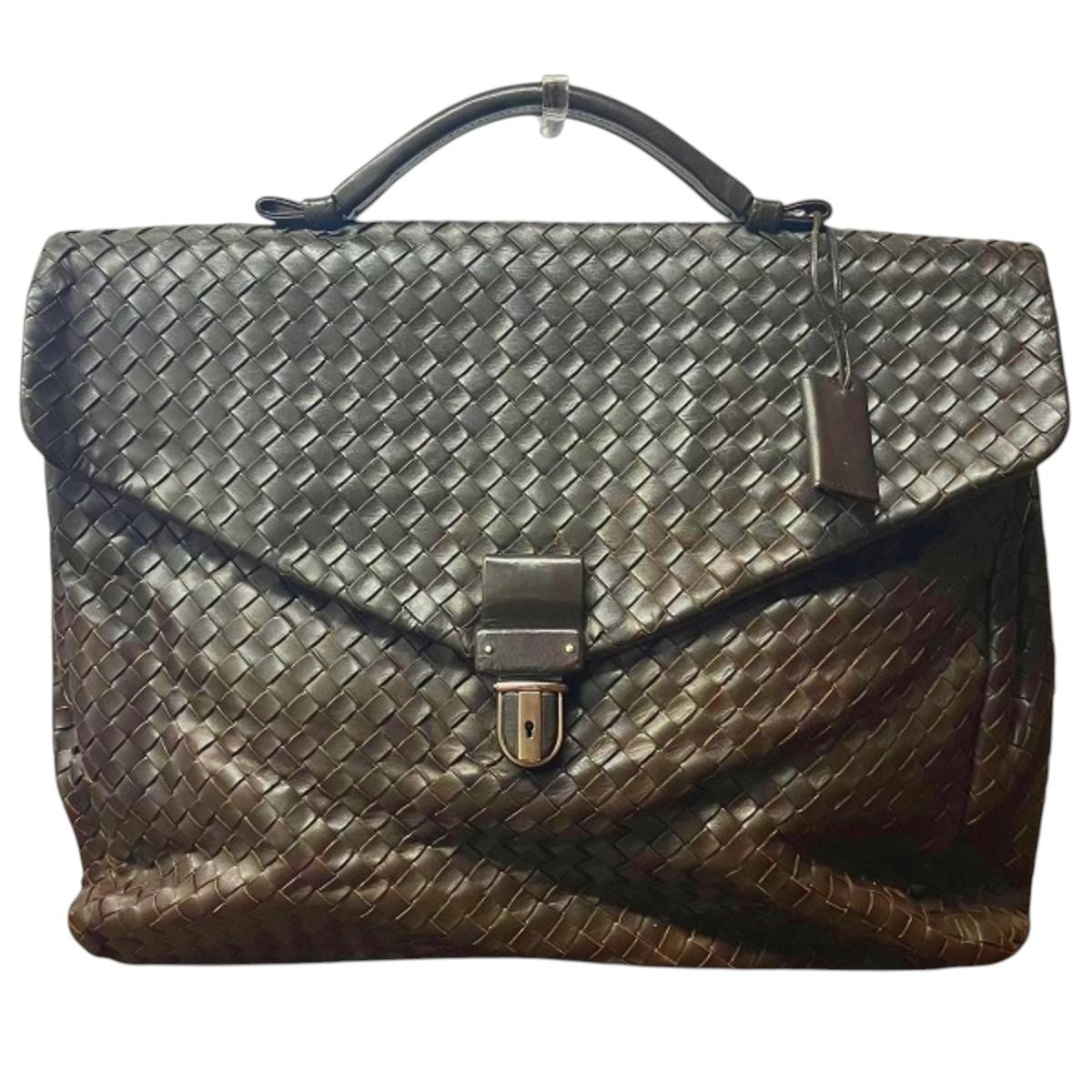Bottega Veneta Intrecciato Business Bag Leather