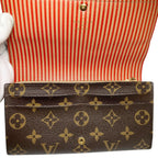 Louis Vuitton Portefeuille Sarah Trunk Monogram Wallet Canvas — view 8
