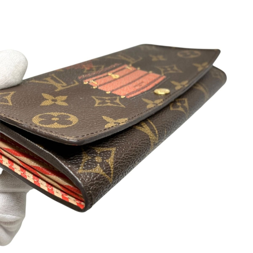 Louis Vuitton Portefeuille Sarah Trunk Monogram Wallet Canvas — view 7