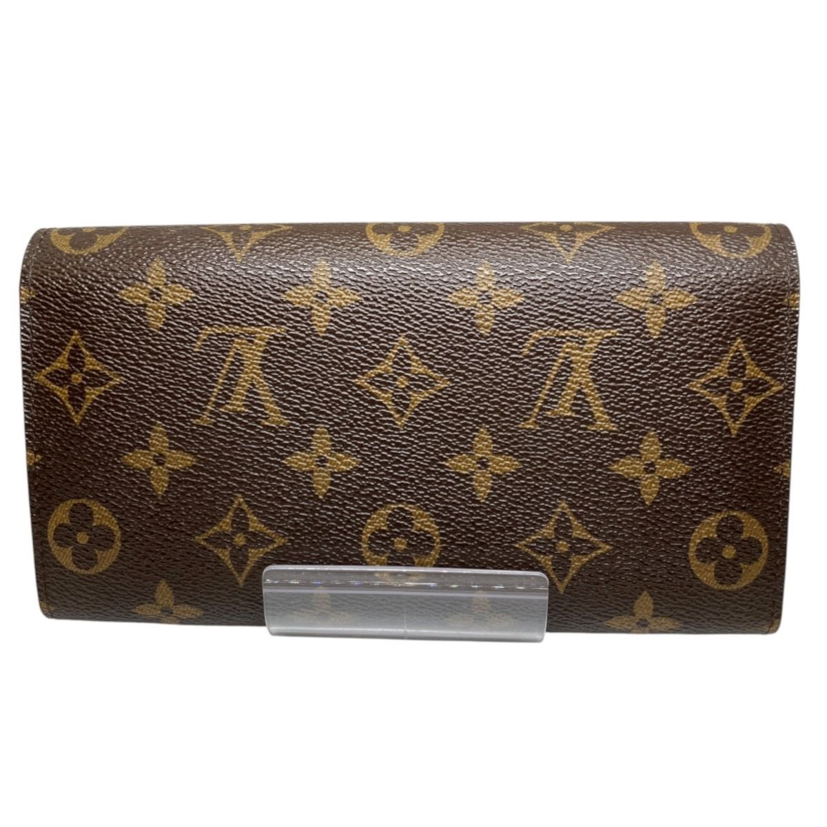Louis Vuitton Portefeuille Sarah Trunk Monogram Wallet Canvas — view 2