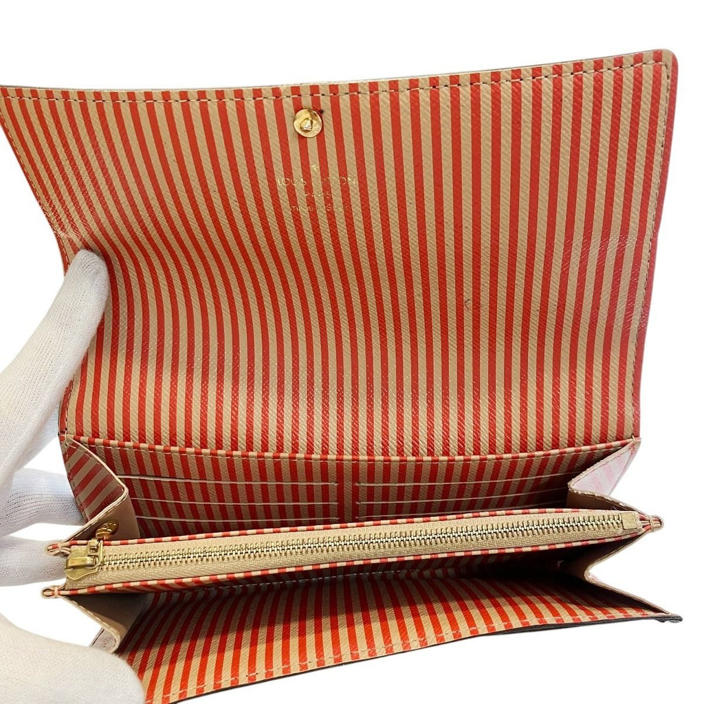Louis Vuitton Portefeuille Sarah Trunk Monogram Wallet Canvas — view 3