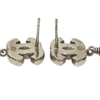 Chanel CC Logo Earrings Metal Faux Pearl — view 5