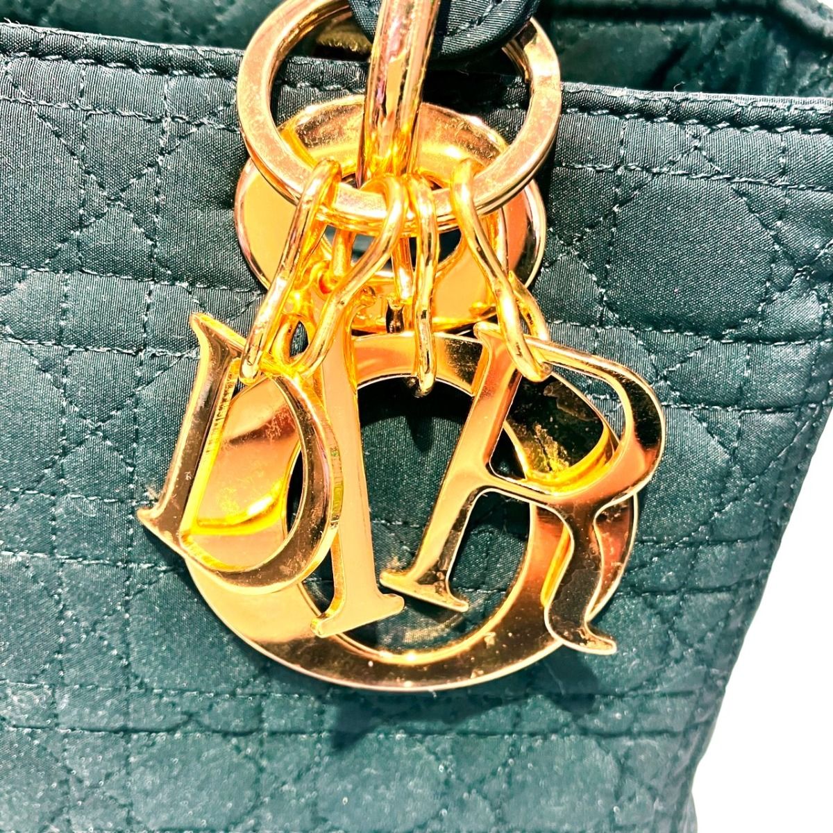 Dior Lady Cannage Handbag Nylon — view 8