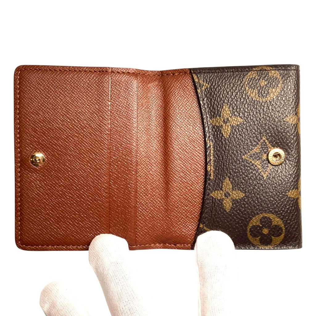 Louis Vuitton Portefeuille Monnaie Monogram Bifold Wallet Canvas — view 3