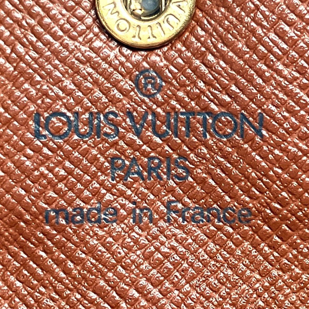 Louis Vuitton Portefeuille Monnaie Monogram Bifold Wallet Canvas — view 4