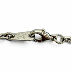 Louis Vuitton Chain LV Yours Palladium LV Logo Monogram Flower Necklace — view 7