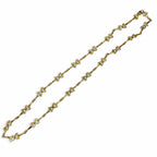 Celine Vintage Triomphe Horsebit Chain Long Necklace Gold — view 5