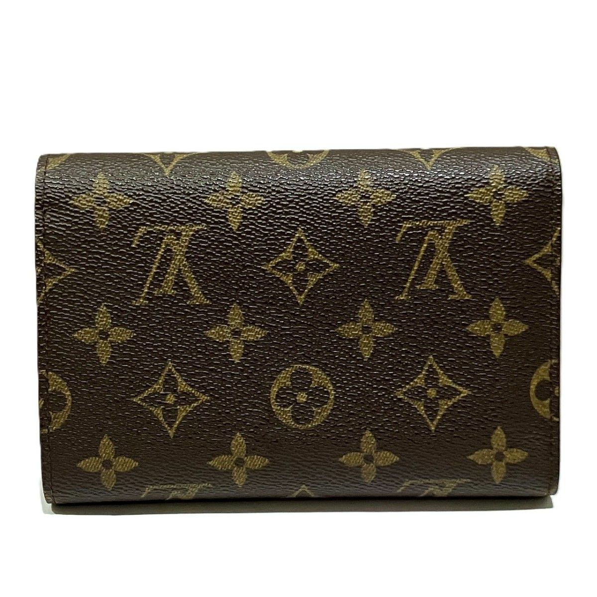 Louis Vuitton Porte Tresor Etui Papiers Monogram Trifold Wallet Canvas — view 2