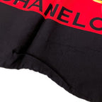 Chanel Quilted Pattern CC Logo Chain Bag Design Scarf Silk — view 7