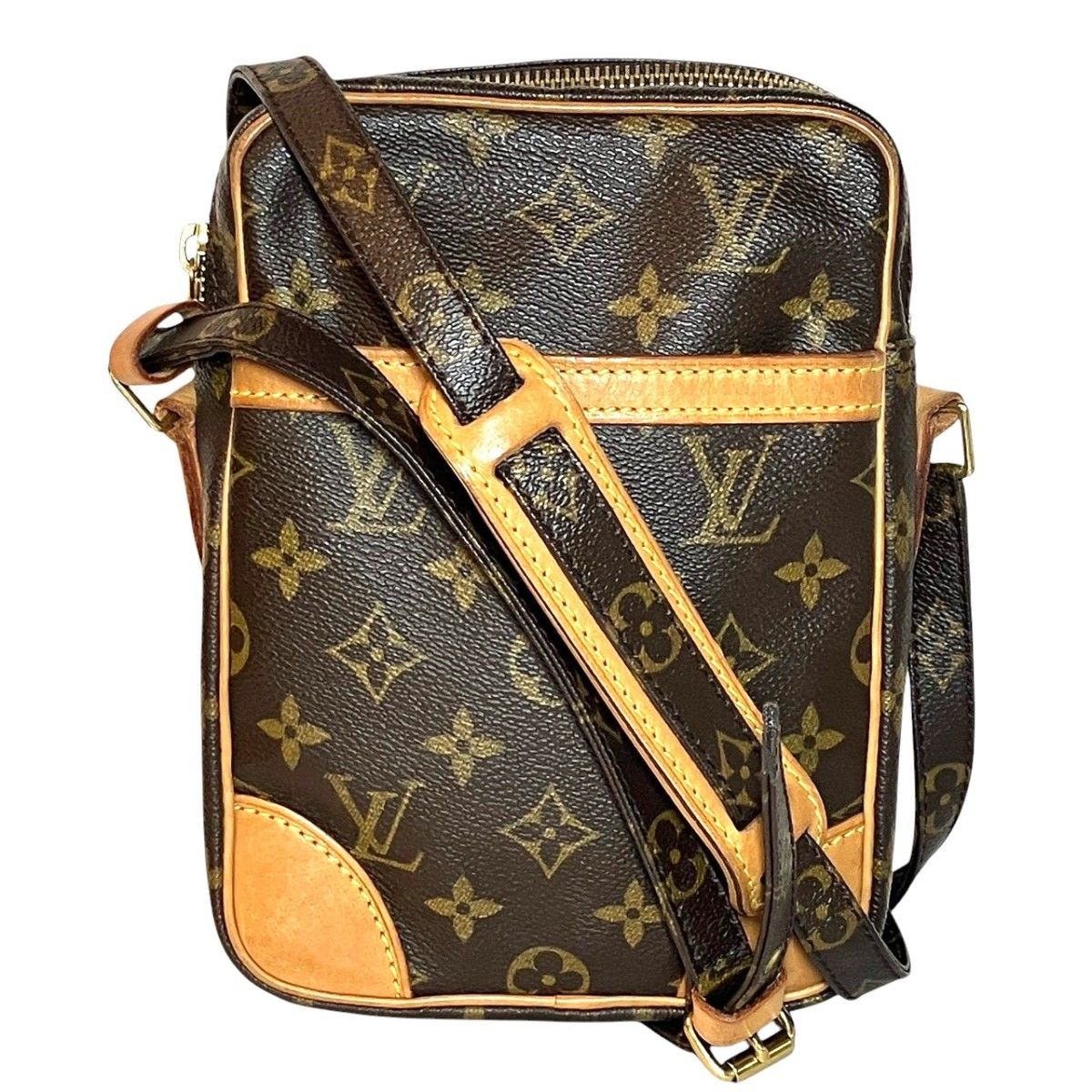 Louis Vuitton Danube Monogram Shoulder Bag Canvas