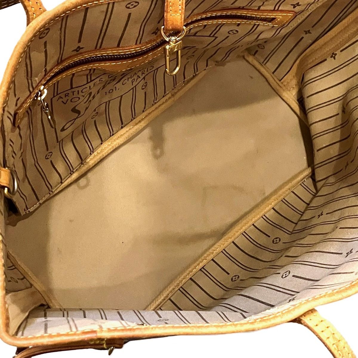Louis Vuitton Neverfull MM Monogram Tote Bag Canvas — view 5