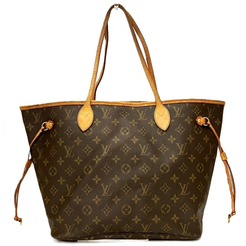 Louis Vuitton Neverfull MM Monogram Tote Bag Canvas