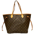 Louis Vuitton Neverfull MM Monogram Tote Bag Canvas