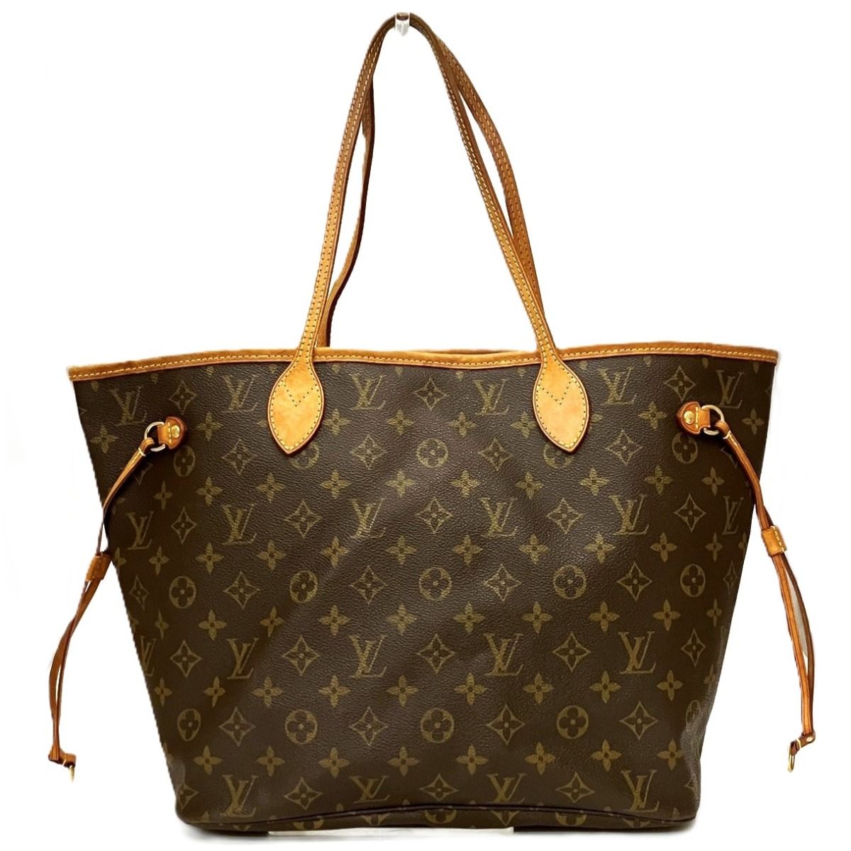 Louis Vuitton Neverfull MM Monogram Tote Bag Canvas