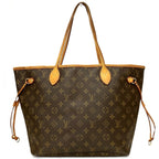 Louis Vuitton Neverfull MM Monogram Tote Bag Canvas — view 2