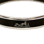 Hermes Enamel Caleche Bangle Alloy Bracelet — view 4