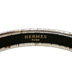 Hermes Enamel Caleche Bangle Alloy Bracelet — view 2