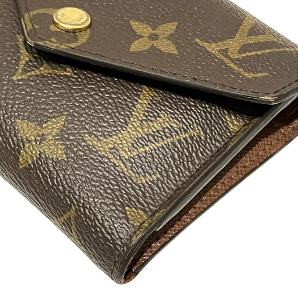 Louis Vuitton Portefeuille Victorine Monogram Trifold Wallet Canvas — view 8