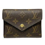 Louis Vuitton Portefeuille Victorine Monogram Trifold Wallet Canvas