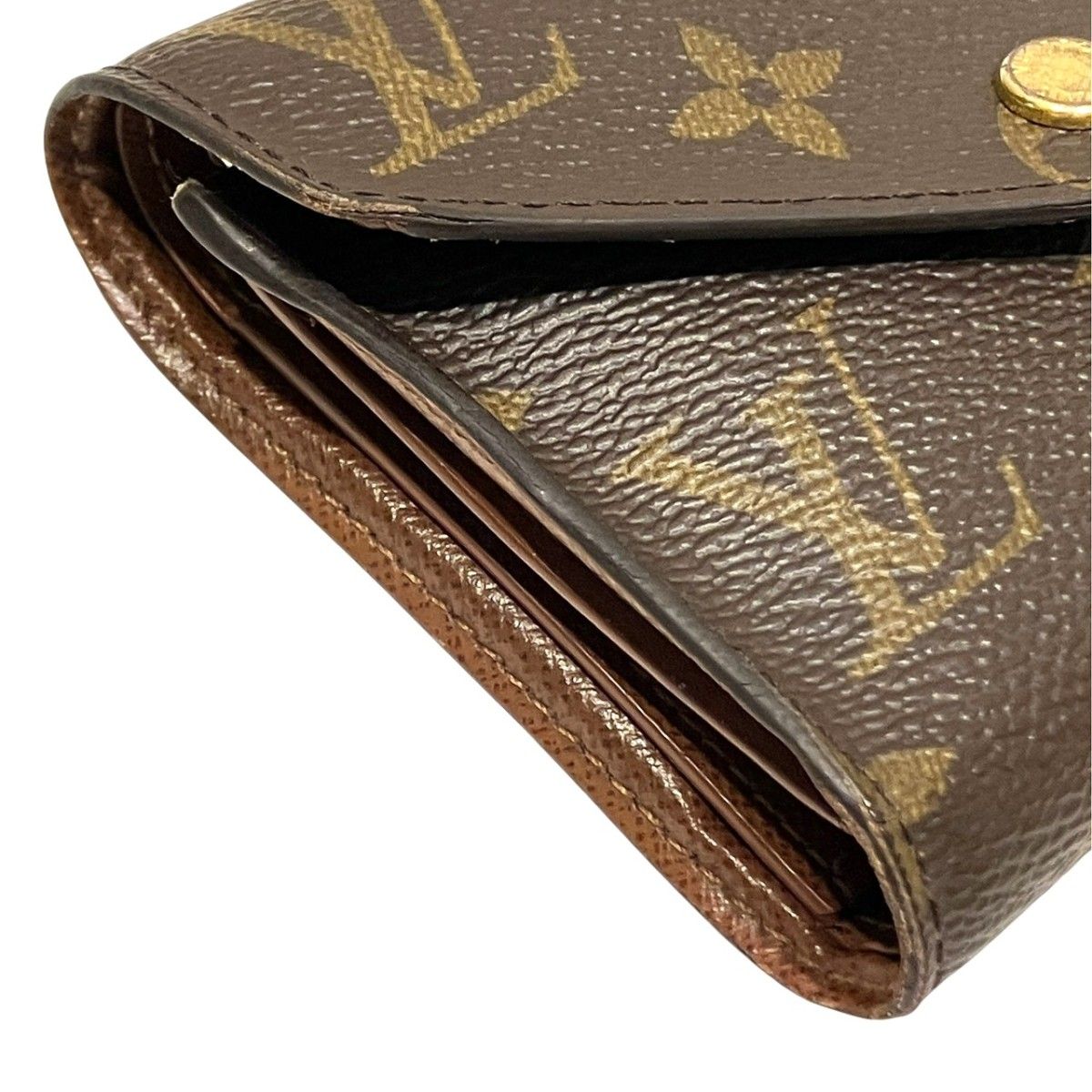 Louis Vuitton Portefeuille Victorine Monogram Trifold Wallet Canvas — view 7