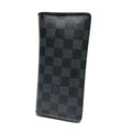 Louis Vuitton Portefeuille Brazza Damier Graphite Wallet Canvas