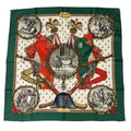 Hermes Scarf Silk 100% Carre 90 Napoleon Green