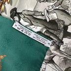 Hermes Scarf Silk 100% Carre 90 Napoleon Green — view 7
