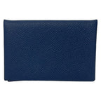 Hermes Card Case Calvi Verso Blue