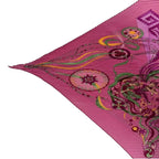 Hermes Pleated Scarf Silk la Danse du Cosmos Space Dance Pink — view 2