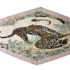 Hermes Scarf Pleated Silk Dip Dye Dip Die Jungle Love Beige — view 3