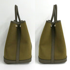 Hermes Garden Party TPM 30 Vert Loden Olive Toile Officier Negonda Tote Bag — view 3