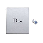 Dior Ring Trotter Metal Blue Silver White Logo — view 6