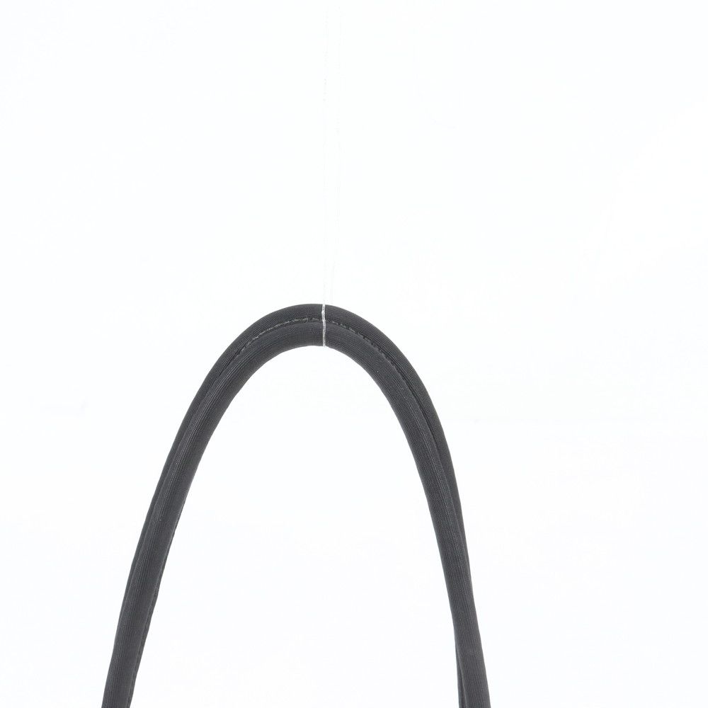 Prada White Tag Tessuto Nylon Triangle Logo Leather Tote Bag — view 2