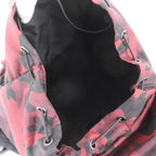 Prada Tessuto Nylon Camouflage Triangle Logo Backpack — view 7
