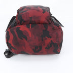 Prada Tessuto Nylon Camouflage Triangle Logo Backpack — view 6