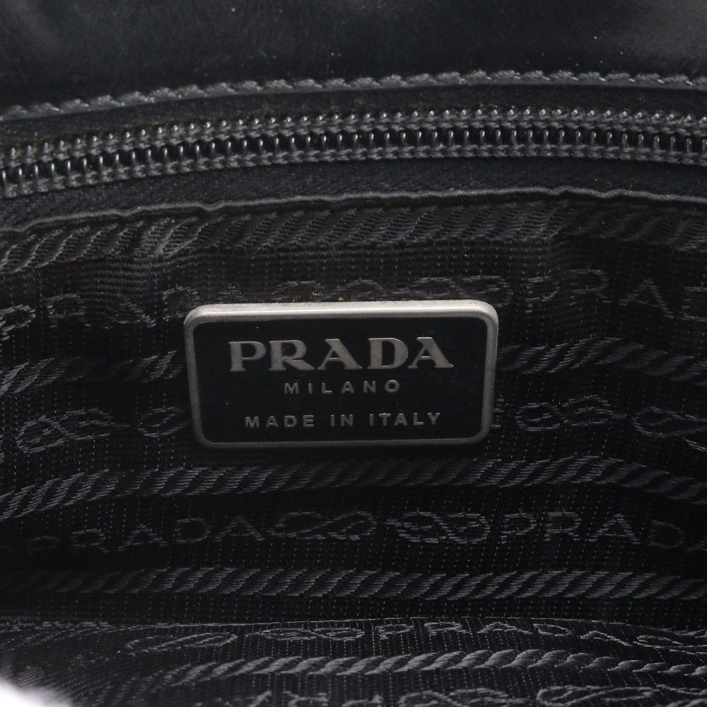 Prada Sports White Tag Tote Bag Shoulder Hand Black — view 8